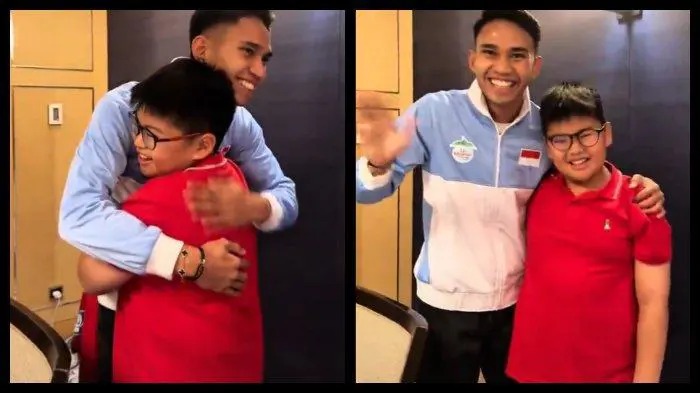 Bapak-Bapak Rebut Jersey Bocah Fans Timnas, Akhirnya Marselino Beri yang Asli Langsung dari Lapangan